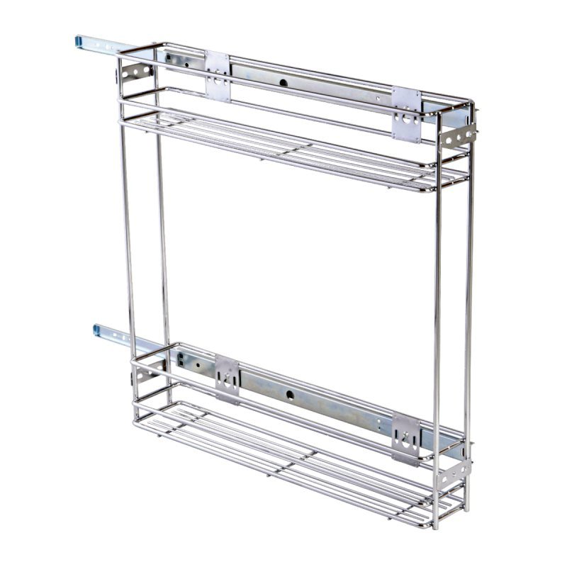 2016 Hot selling Kitchen organizer pull out drawer wire basket with slide, soft close feature