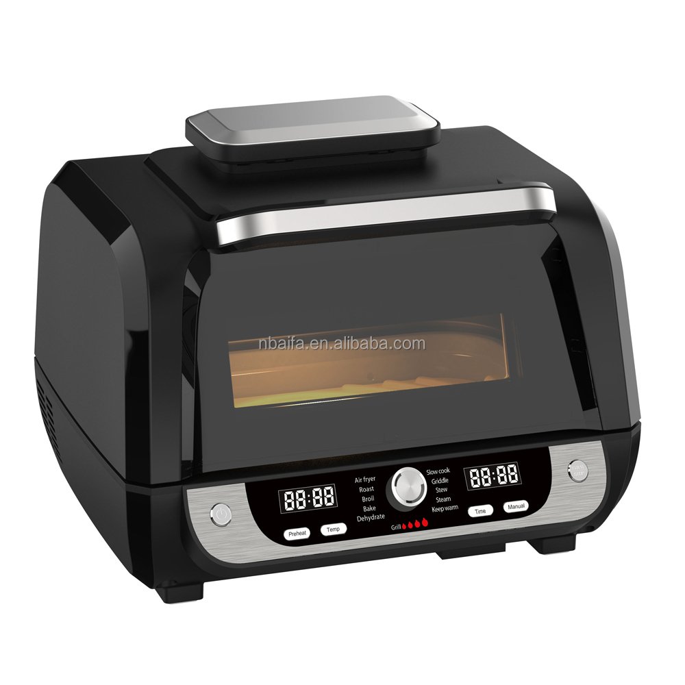 Aifa Indoor Air fryer grill 8 in 1 cooking function with Smart Thermometer smokeless grill and air fryer