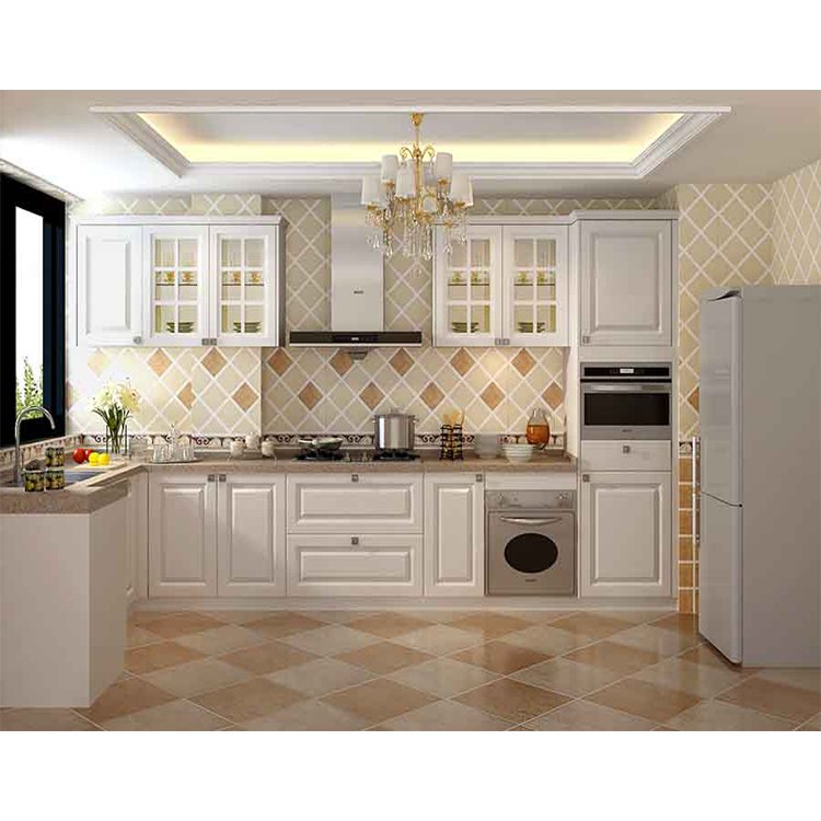 Custom made complete wood cupboard kitchen cabinet set design modern luxury white pvc foam board kitchen cabinets