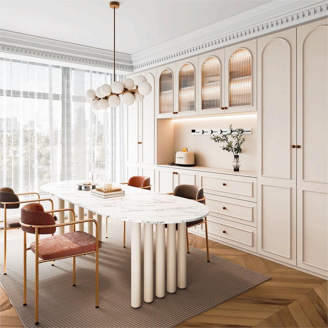 Modern Shaker Style RTA Kitchen Cabinets Lacquer and Acrylic Door Panel with Hinge and Faucet MDF Carcase for Apartments