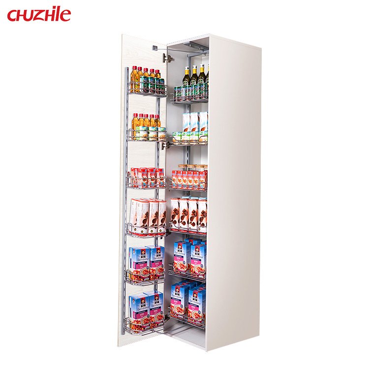 Pantry Unit Cabinet Drawer Storage Organizer Pull Out Organizer Pantry Storage Unit Bin stainless steel pantry unit