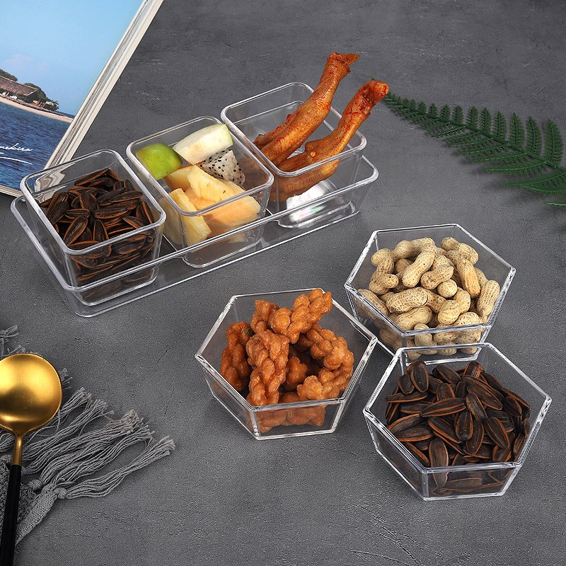Multiple Sizes Acrylic clear transparent Drawer Dividers Drawer Organizer Storage Set