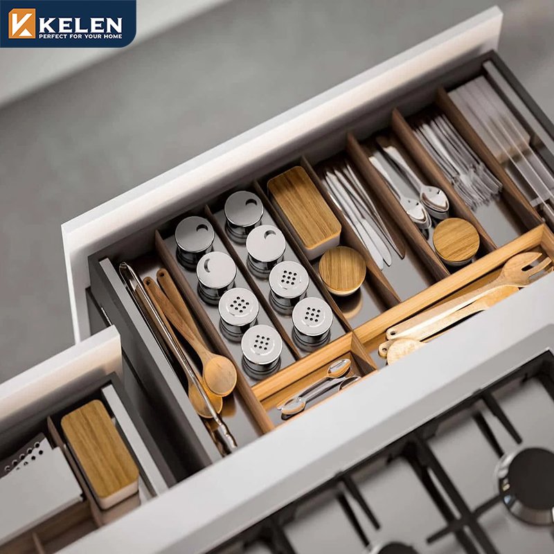 Kelen 2024 luxury custom furniture island manufacturer modern designs china white kitchen cabinet