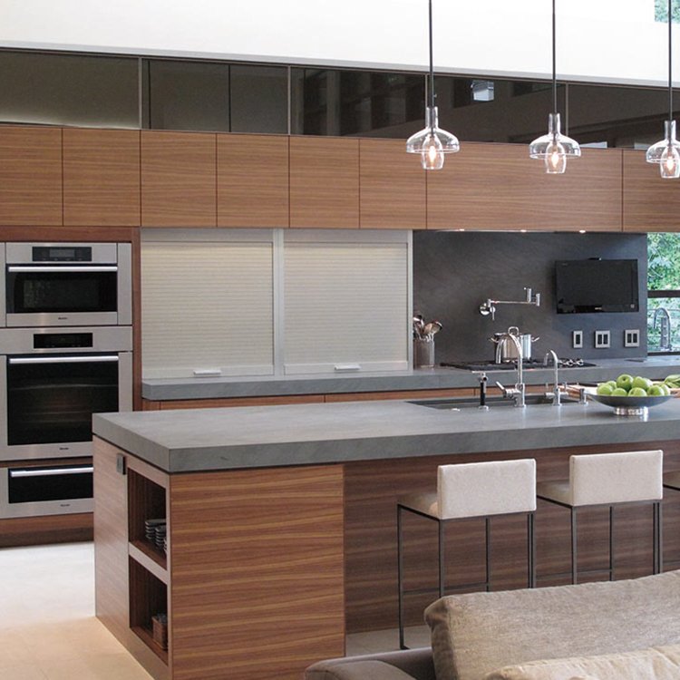 House American Modular Wood Modern Furniture Shaker Small Kitchen Cabinet