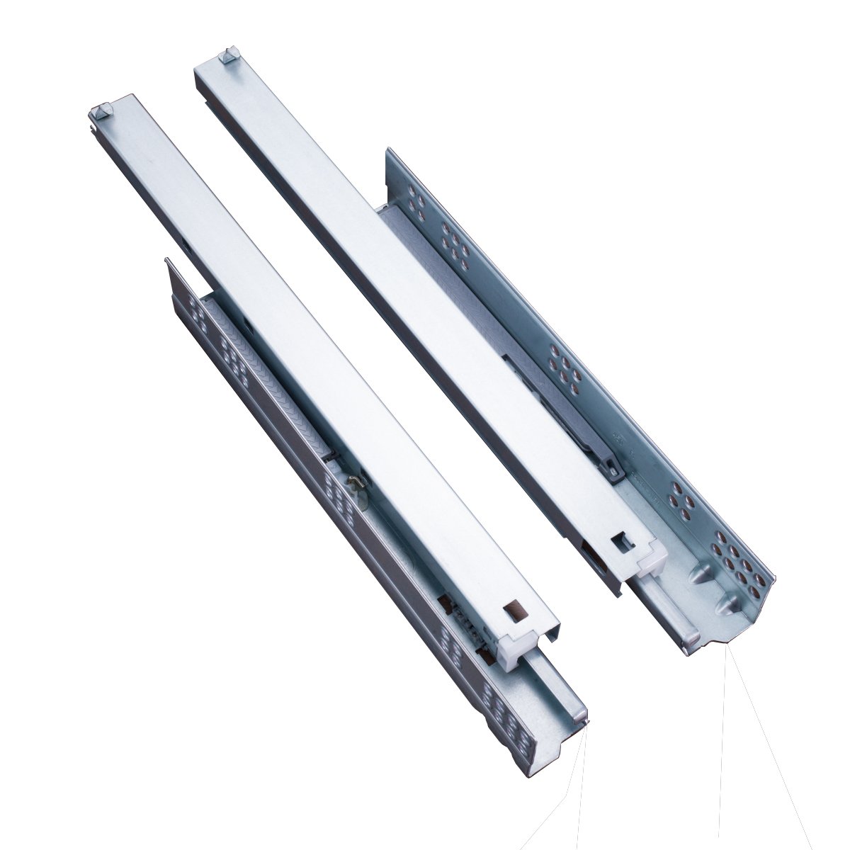Fusaier full extension basket drawers channel push open hidden telescopic rails soft close undermount concealed drawer slides