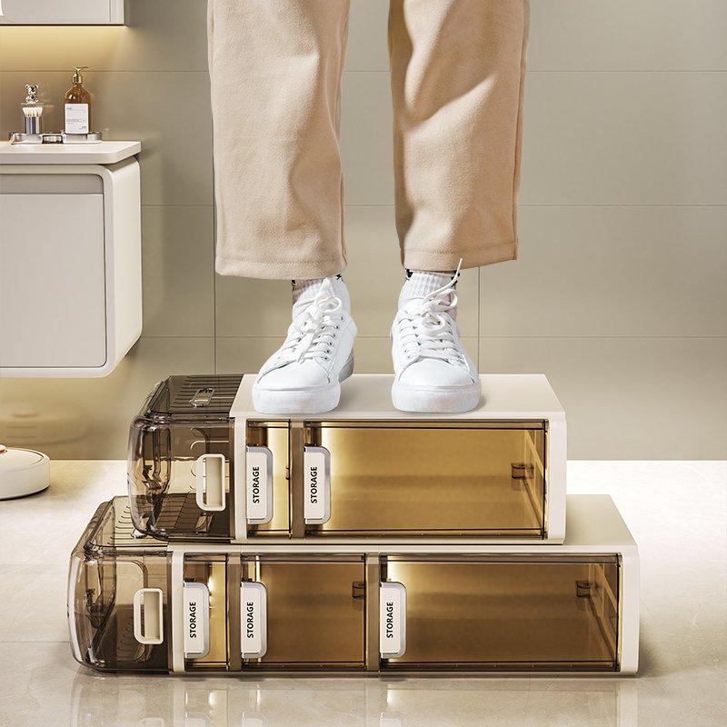 Modern Multi-Layer Drawer Type Bathroom Storage Rack Waterproof Plastic Sewing Cabinet Household Storage Baskets