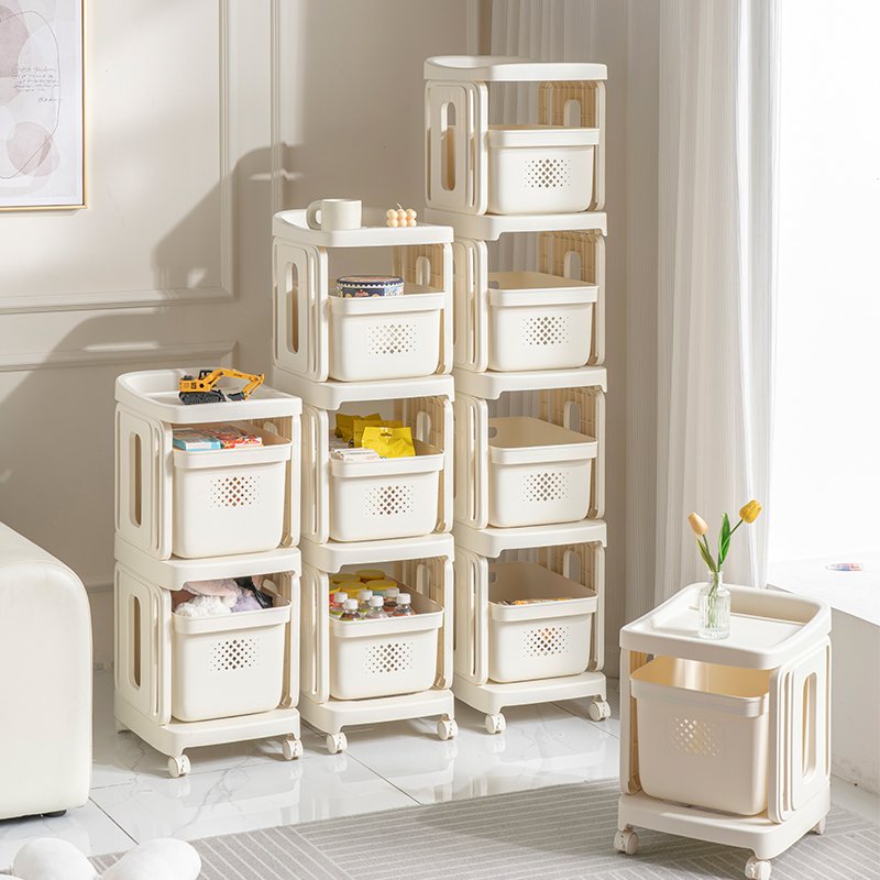 Shengbang Household Mobile Multi Layer Plastic Drawer Storage Cabinets Chest Of Drawers