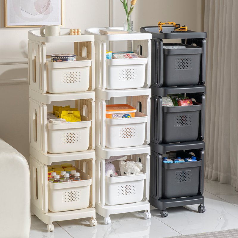 Shengbang Household Mobile Multi Layer Plastic Drawer Storage Cabinets Chest Of Drawers