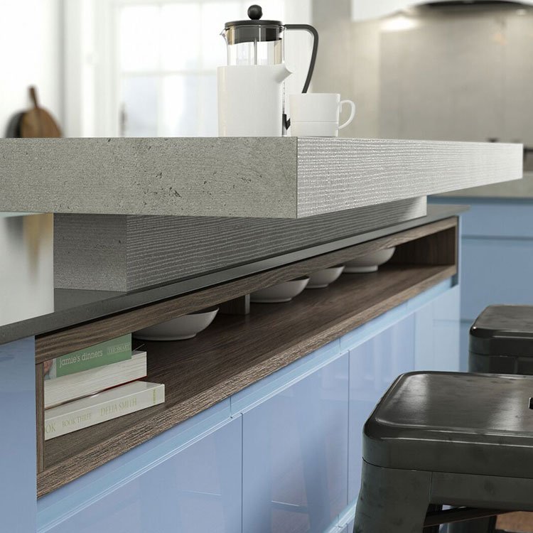 Modern Classic Kitchen Furniture Luxury Island Kitchen Blue Modern Kitchen Cabinet With Table