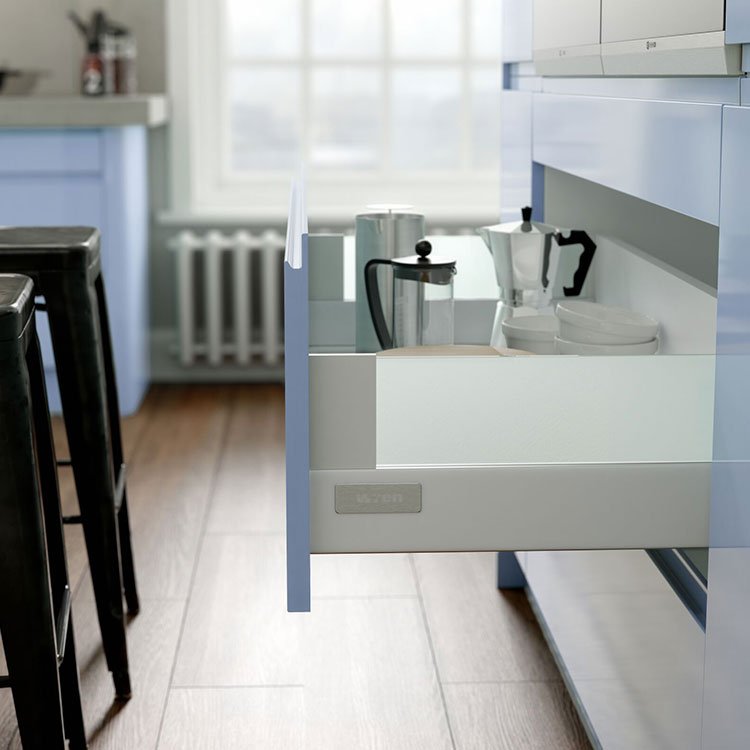 Modern Classic Kitchen Furniture Luxury Island Kitchen Blue Modern Kitchen Cabinet With Table