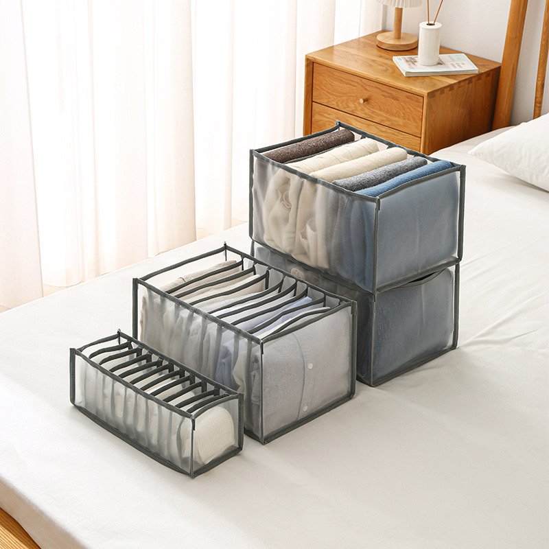 Folding Closet Panties And underwear Socks Storage Boxes Wardrobe Clothes Underwear Organizer Drawers Clothes Separator Boxes