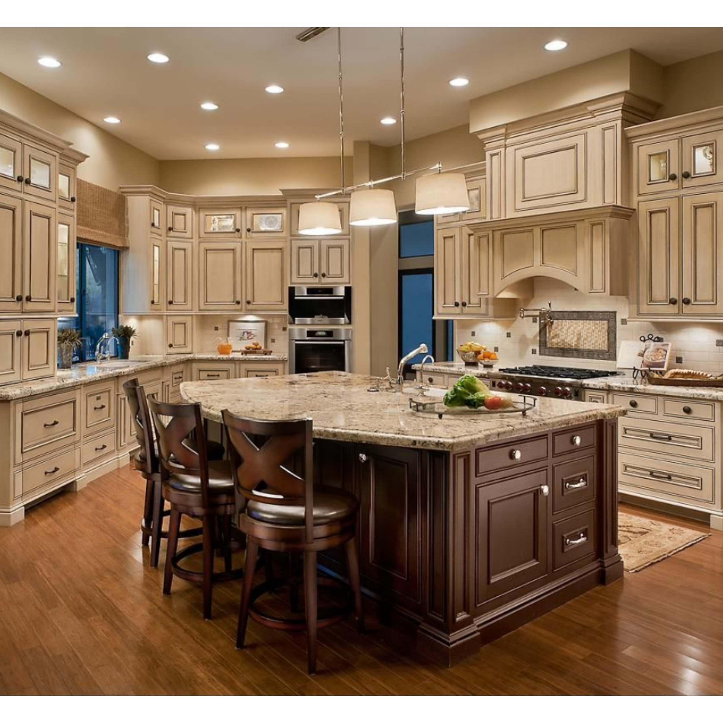 2024 New Design Lacquer Antique White Kitchen Cabinet Luxury Arch Kitchen Island For Home Furniture