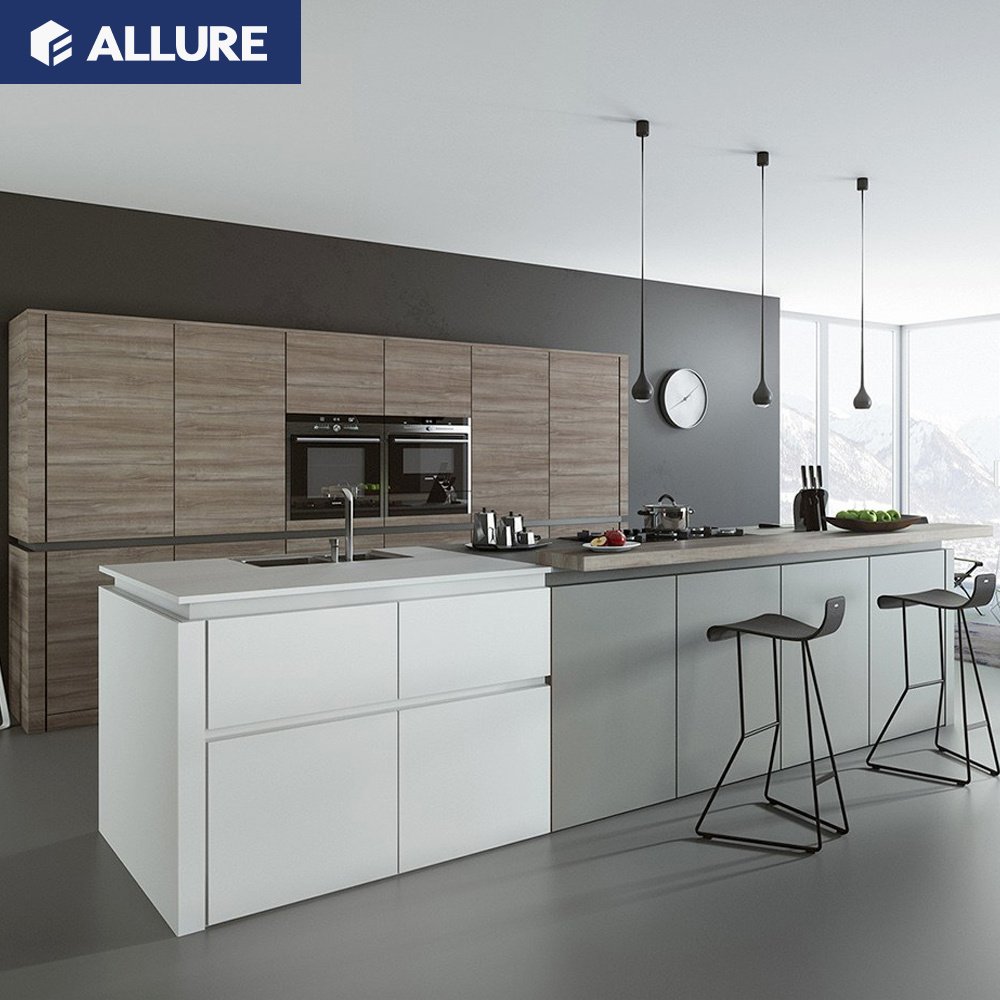 Allure Smart Ready To Assemble Phenolic Japanese Powder Coated Kitchen Cabinets And Countertops With Metal Drawers