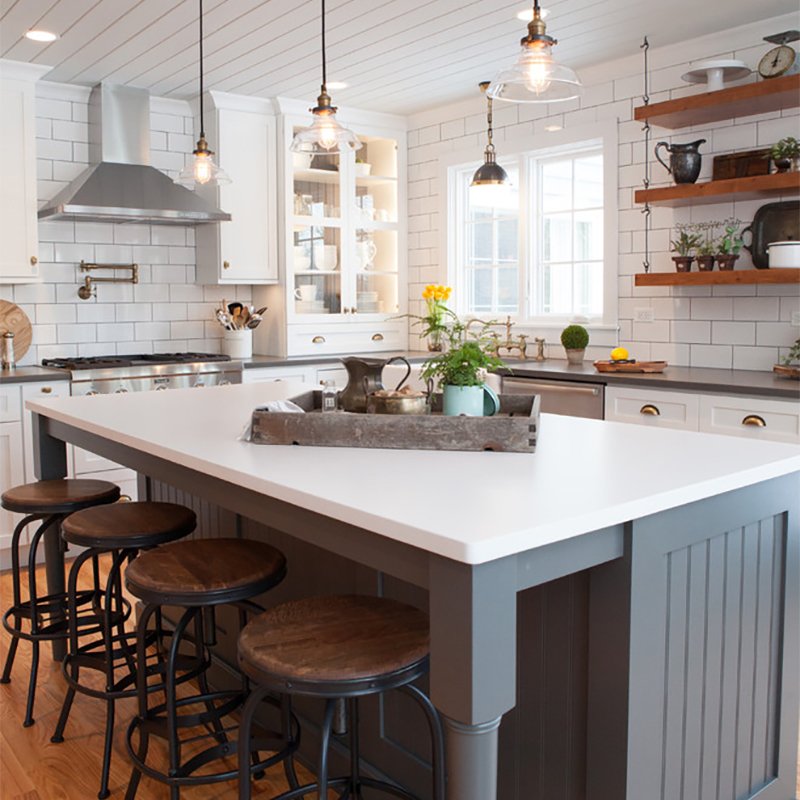 Custom made american style solid wood kitchen cabinets design prefabricated cherry color shaker kitchen cabinet