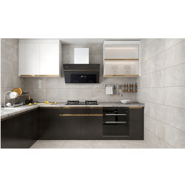 New Model House Furniture Manufacturer Modular Storage Kitchen Particle Board Cabinet