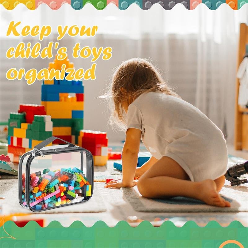 Transparent Toy Organizers & Storage Bags Declutter and Organize Your Child's Toys in No Time