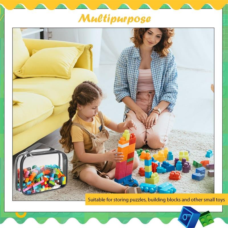 Transparent Toy Organizers & Storage Bags Declutter and Organize Your Child's Toys in No Time