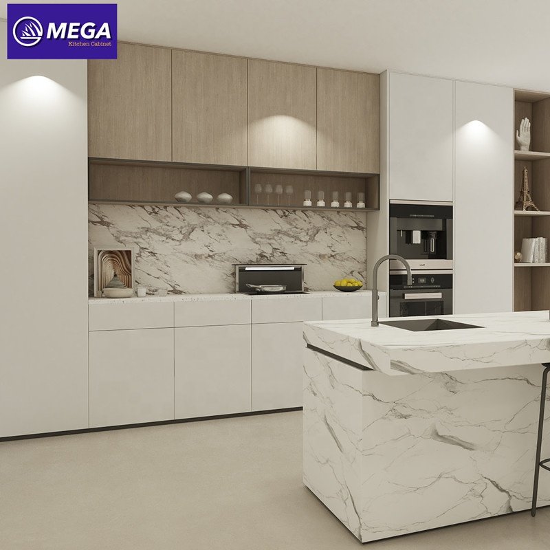 Top class fitting kitchen design American style home kitchen furniture cabinet with tall pantry kitchen cupboard set cabinet