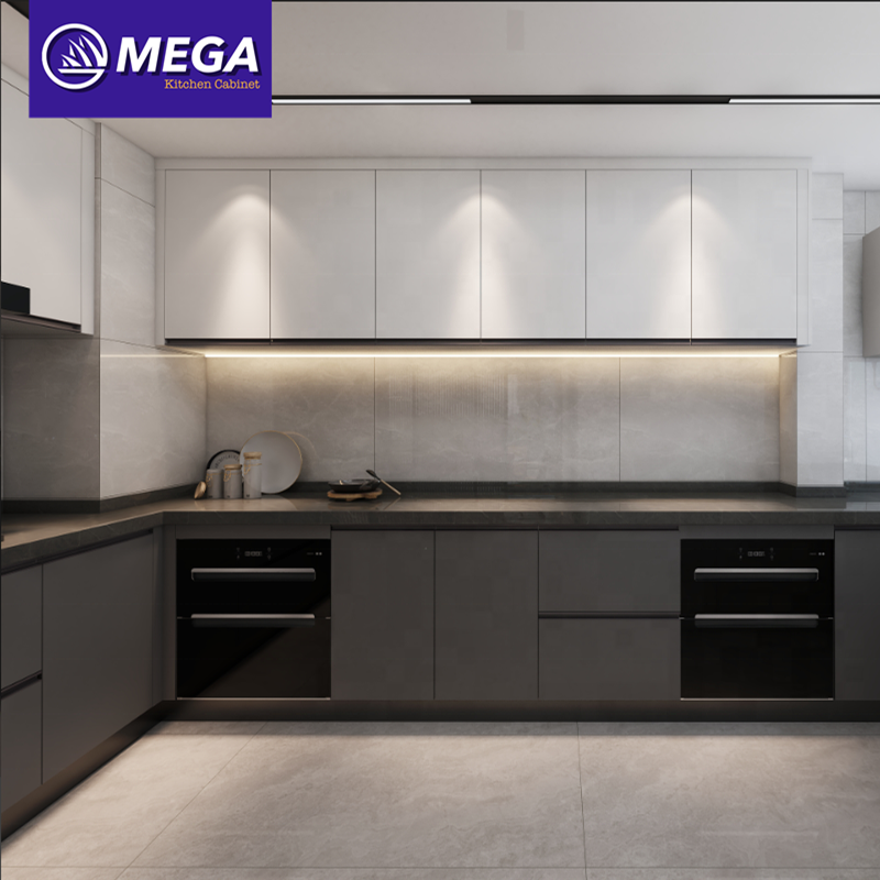 Top class fitting kitchen design American style home kitchen furniture cabinet with tall pantry kitchen cupboard set cabinet