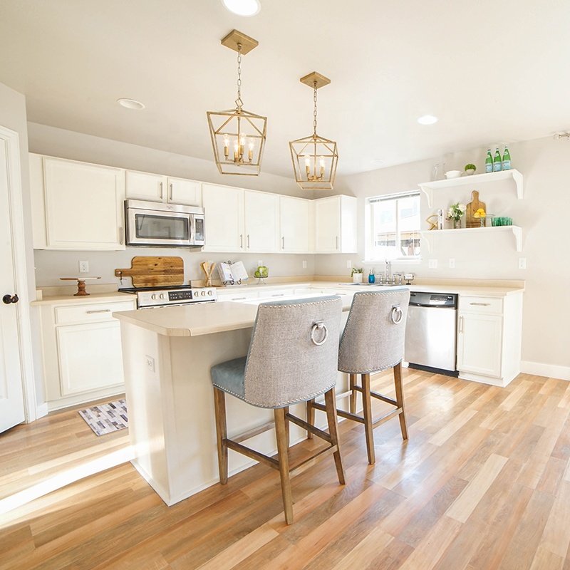 Custom Kitchen Furniture Modern Stainless Steel Kitchen Cabinets Set muebles de cocina integral