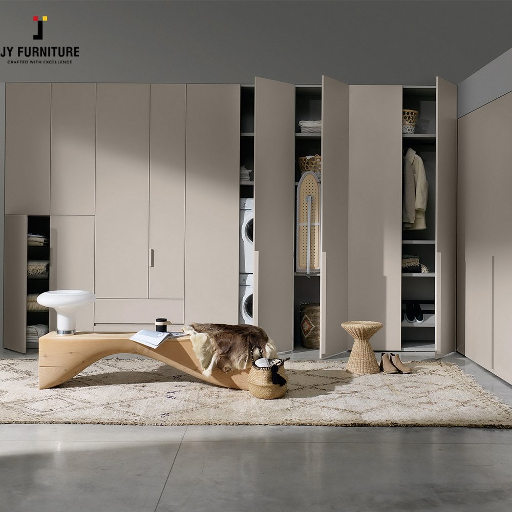 JY Vietnamese Furniture Wholesale Walk In Modualr High End Hardwood Wardrobes From Vietnam