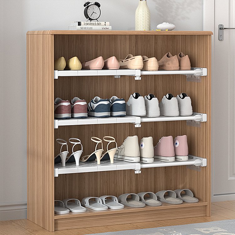 Closet Divider Metal Adjustable Wall Mounted Rack Kitchen Home Decorative Cabinet Holders Storage Holders & Racks Multifunction