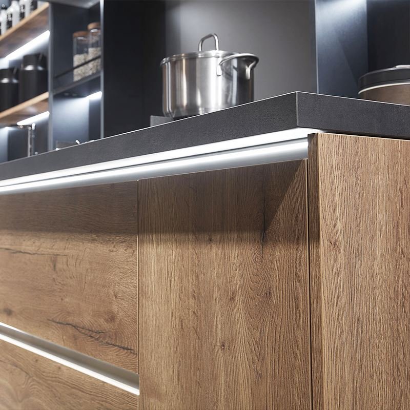 Luxury Custom Strong Storage Modern Design Furniture Solid Wood Complete Kitchen Cabinets Set With Drawer