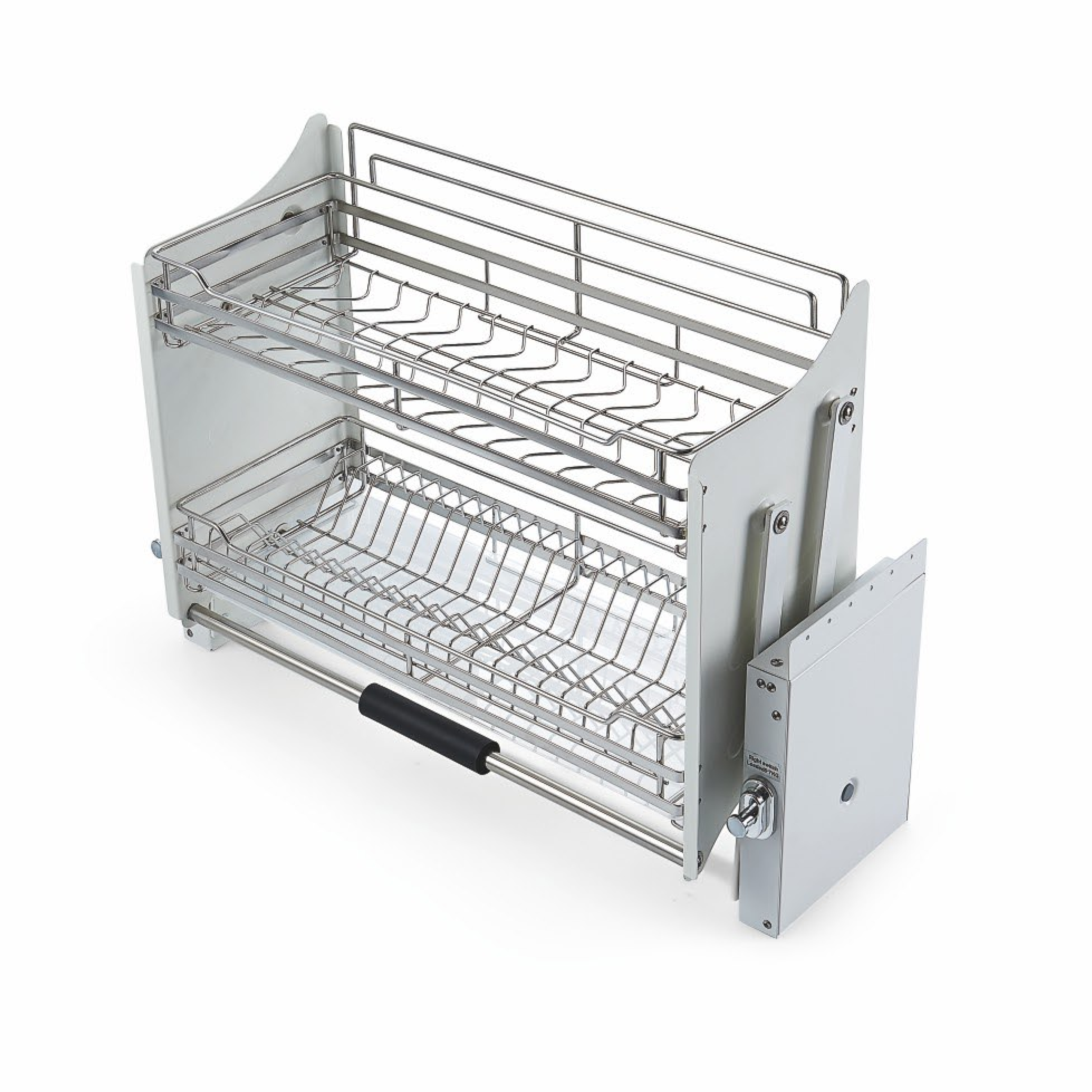 Stainless Steel Kitchen Cabinet Lift Baskets Multi-Function Kitchen Pull Out Drawer Basket kitchen cabinet storage