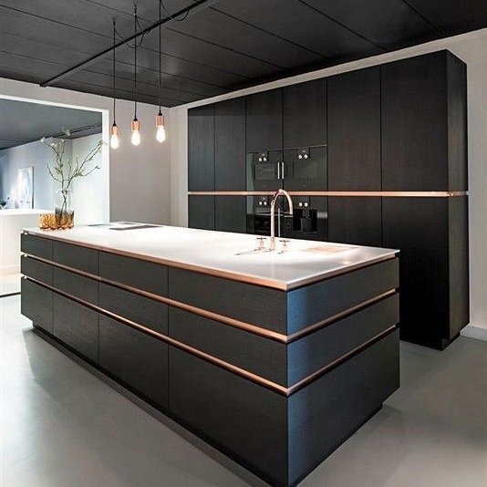 2024 Hangzhou Vermont New Model Kitchen Black Cabinets Kitchen Furniture Set Design Plywood Wood Kitchen Cabinets