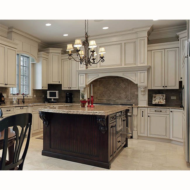 Blue island solid wood cabinet for sale white pantry u shape freestanding layout kitchen sink unit
