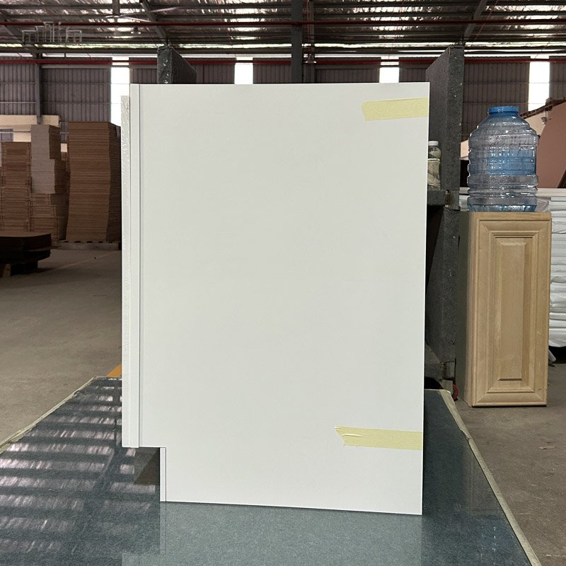 USA Spray Paint Modern Ready To Assemble Solid Wood Base White Shaker Kitchen Storage Cabinet for Kitchen