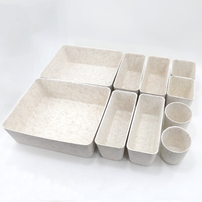 Underwear Drawer Organizer Dividers, Foldable Closet Storage Organizer, Clothing Storage Boxes for Lingerie, Bras,Socks