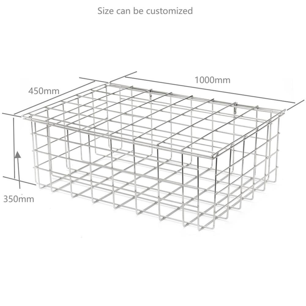 Custom stainless steel Garage Organizer Track Wall System Sales Wholesale Price Wholesale Wire Baskets Metal