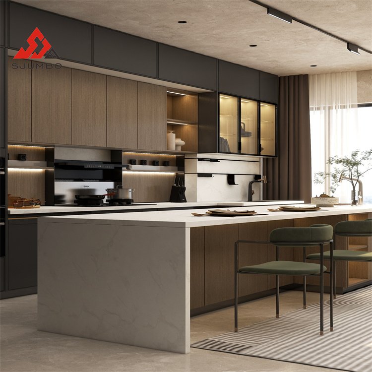 Factory design complete modular wooden lacquer kitchen cabinet set furniture kitchens