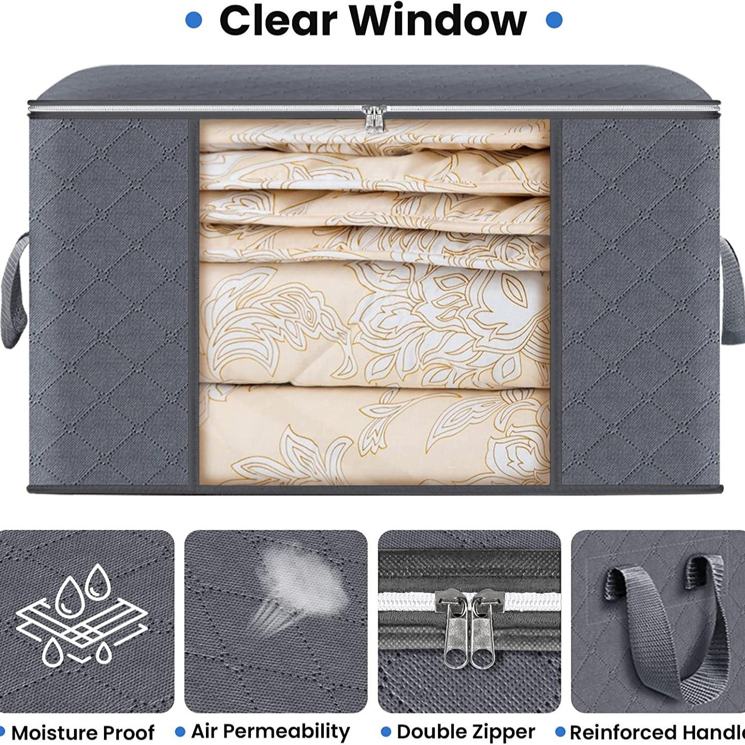 Drawer Clothes Organizers Living Room Storage Bags for Clothes Organizer Latest PP Board Steel Frame Design 3D Fabric Foldable
