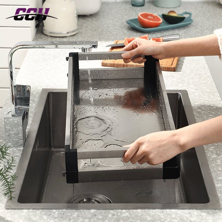Kitchen cabinet sliding pull-out basket corner swivel basket drawer pull out basket blind corner