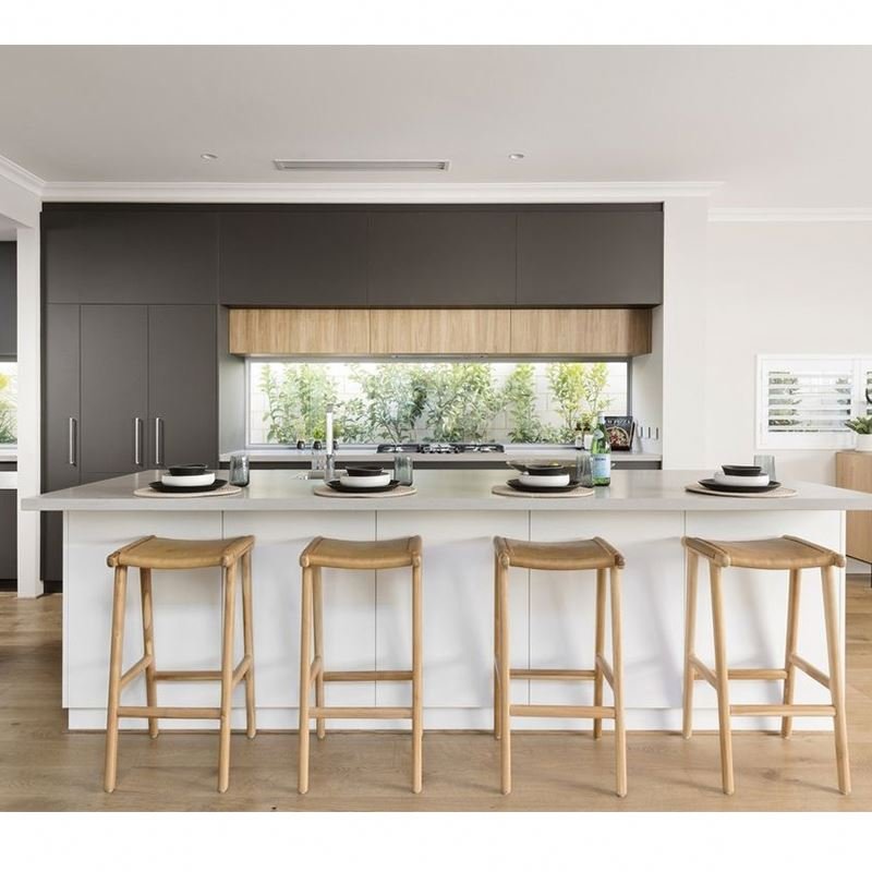 2023 Custom Cheap Furniture Integrated Great Storage Nice Laminate Cabinets Unit Designs Layouts Kitchen Cabinet Laminate