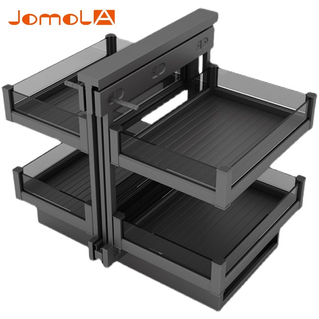 factory custom universal kitchen storage magic corner cabinet basket