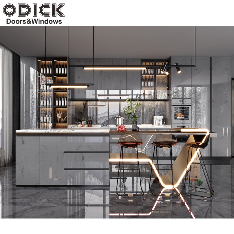 Wholesale Modern Kitchen Design Ready Made Cheap Kitchen Cabinets Stove Kitchen Sink Bathroom Faucet Accessories CN;GUA in China