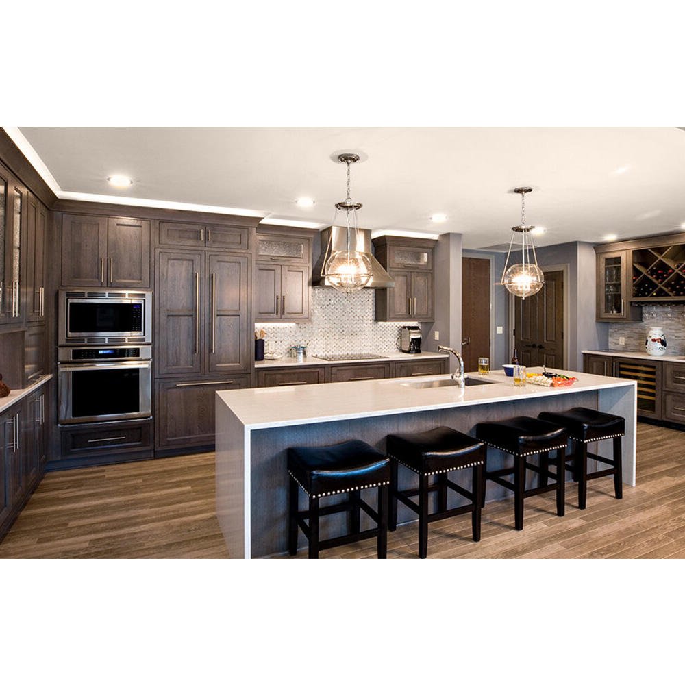 2022 High Gloss Glossy Home Modern White Plastic Polyurethane And Laminate Furniture Kitchen Cabinets For Sale