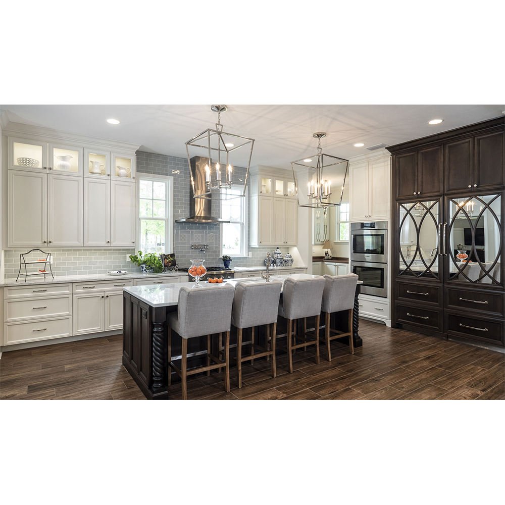 2022 High Gloss Glossy Home Modern White Plastic Polyurethane And Laminate Furniture Kitchen Cabinets For Sale