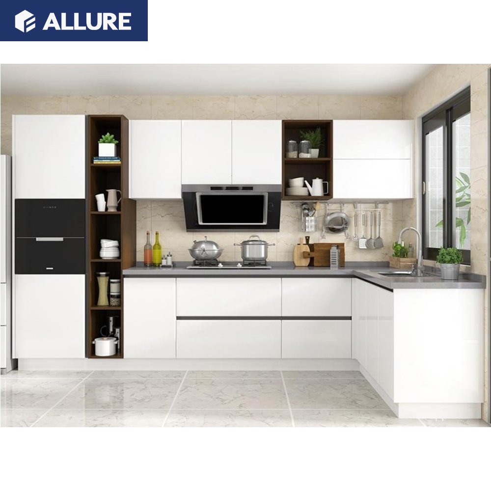 Allure Export Cheap China Fiberglass APP Kitchen Sink Cabinets Guangzhou Kitchens