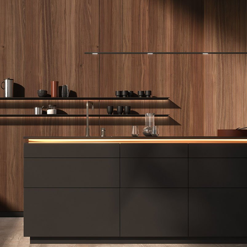Popular luxury matte cabinets private label manufacturer custom matte kitchen cabinets