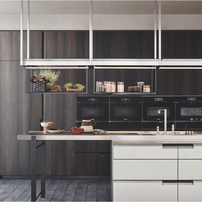 Popular luxury matte cabinets private label manufacturer custom matte kitchen cabinets
