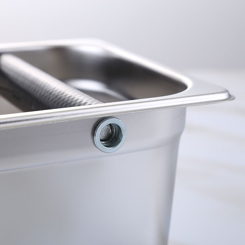 Factory Direct Sales Stainless Steel Coffee Grounds Bucket Bar Counter Tea ground Storage Coffee Knock Box