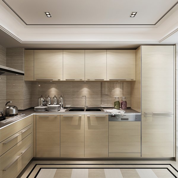 Modern minimalist style kitchen cabinets