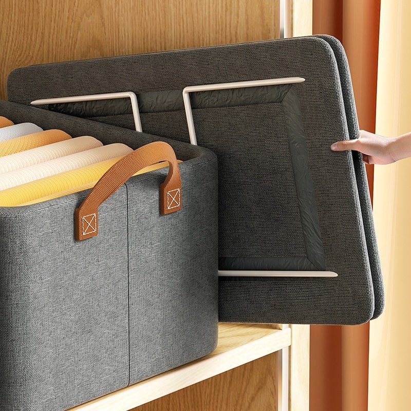 foldable jeans basket custom home wardrobe organizer closet storage bins clothes boxes for panty drawer basket