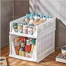 Home Closet Organizer Wardrobe Storage Box Folding Plastic Drawer Organizer Stackable Shelf Baskets Stackable Shelf Baskets
