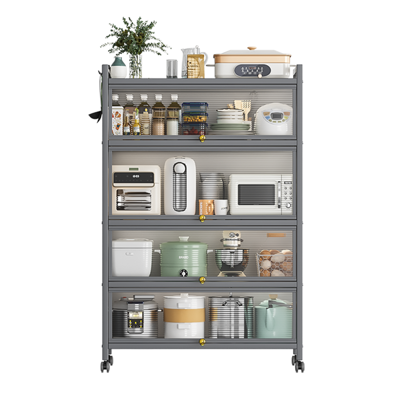 High Quality Storage Cabinet Multi Purpose Storage Rack 3/4/5 Tier Drawer Storage Utility Cart for Food Kitchen Accessories