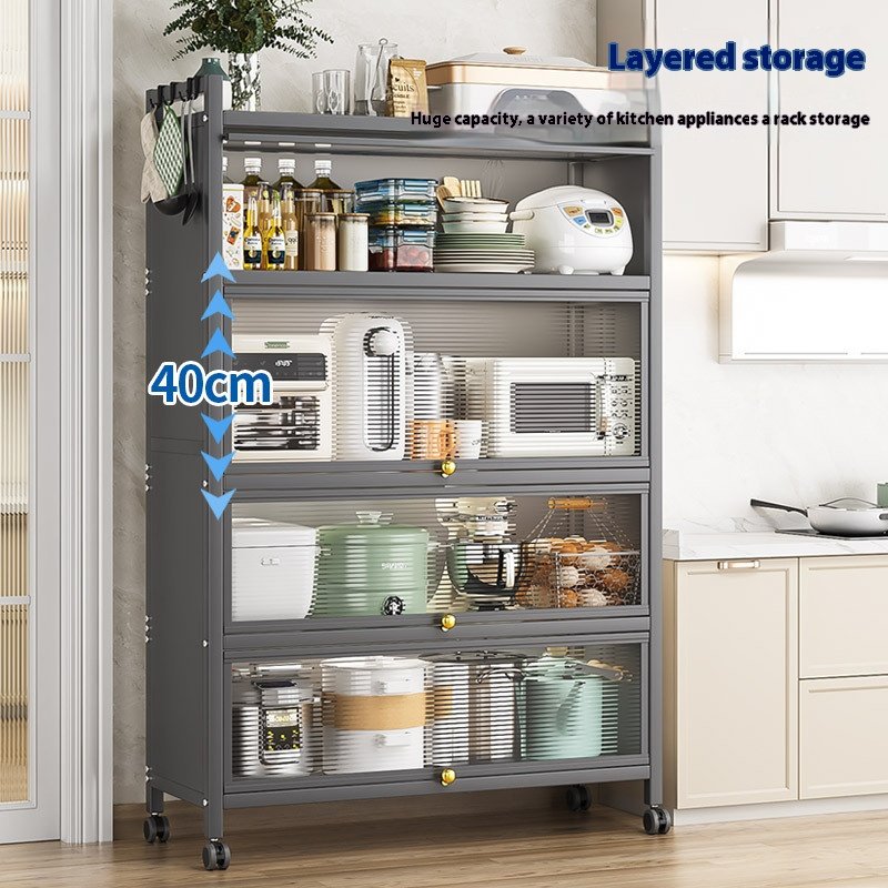 High Quality Storage Cabinet Multi Purpose Storage Rack 3/4/5 Tier Drawer Storage Utility Cart for Food Kitchen Accessories